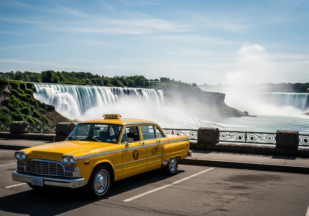 Taxi near Niagara Falls